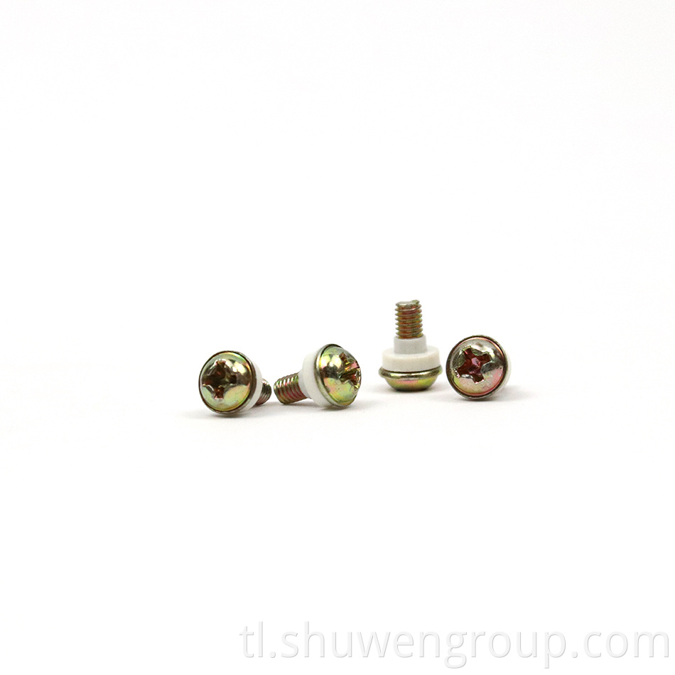 SEMS Screw with Zinc Yellow Passivate